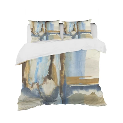 Designart 'River Run II' Geometric Bedding Set
