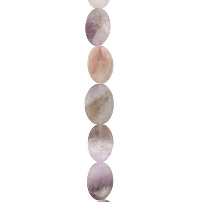 Matte Amethyst Oval Beads, 12mm by Bead Landing™