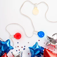 10ct. Red, White & Blue Christmas G40 Globe Lights