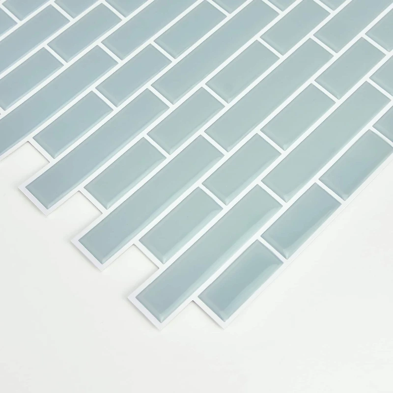 InHome Sea Glass Peel & Stick Backsplash Tiles