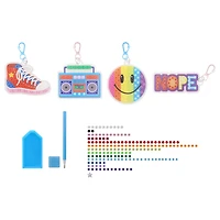 Retro Backpack Keychain Diamond Art Kit by Creatology™