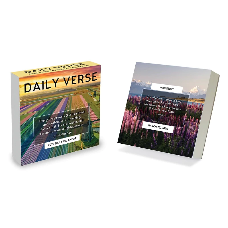 2026 Daily Verse Daily Desktop Calendar