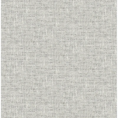 NuWallpaper Gray Poplin Texture Peel & Stick Wallpaper