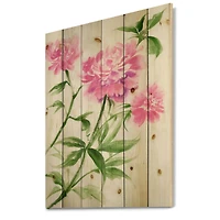 Designart - Purple Peonies Bush II