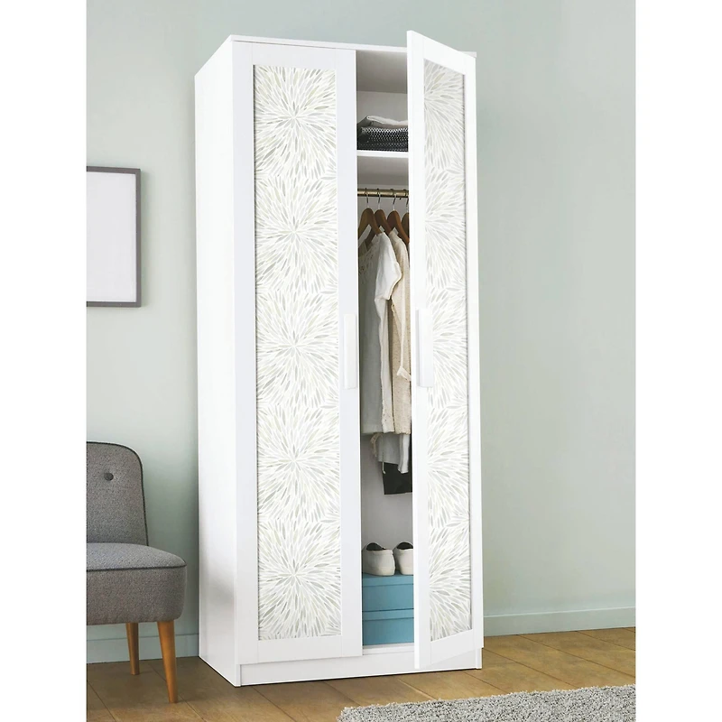 RoomMates Green Cat Coquillette Burst Peel & Stick Wallpaper