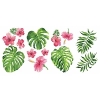 RoomMates Tropical Hibiscus Flower Peel & Stick Decals