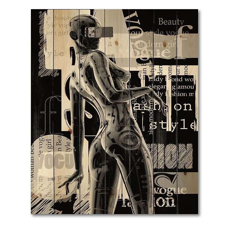 Designart - Monochrome Cyborg Body I