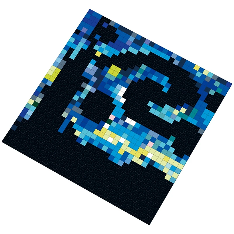 Radio & Cassette Pixelated Brick Art Kit by Make Market®