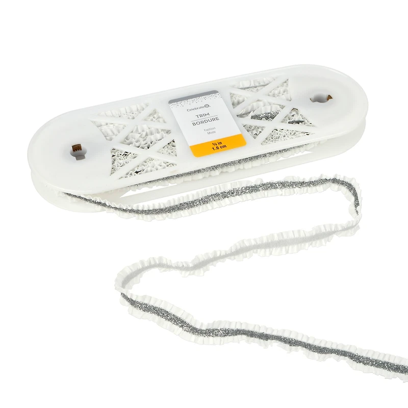 5/8" Ruffle Fashion Trim Ribbon by Celebrate It®