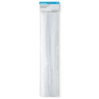 12 Packs: 25 ct. (300 total) Iridescent White Chenille Pipe Cleaners by Creatology™