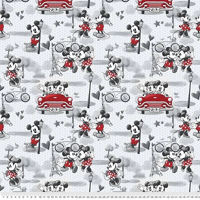 Springs Creative Disney® Mickey & Minnie in Paris Fleece