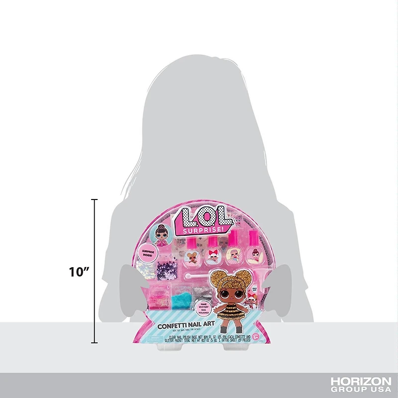 L.O.L. Surprise! Confetti Nail Art