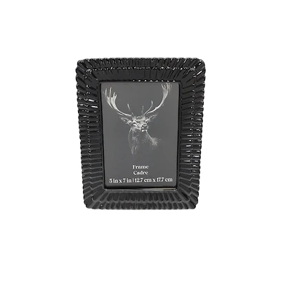5" x 7" Black Ceramic Photo Frame by Ashland®