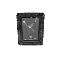 5" x 7" Black Ceramic Photo Frame by Ashland®