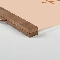 This Must Be The Place 12" x 18" Teak Hanging Canvas