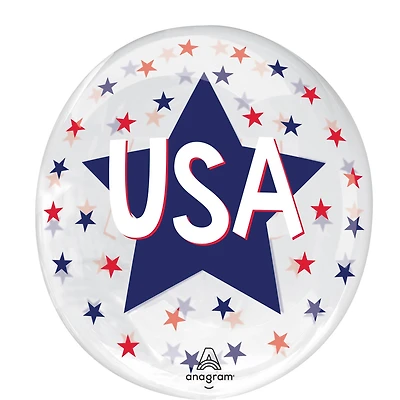 Clearz™18" USA Stars Foil Balloon