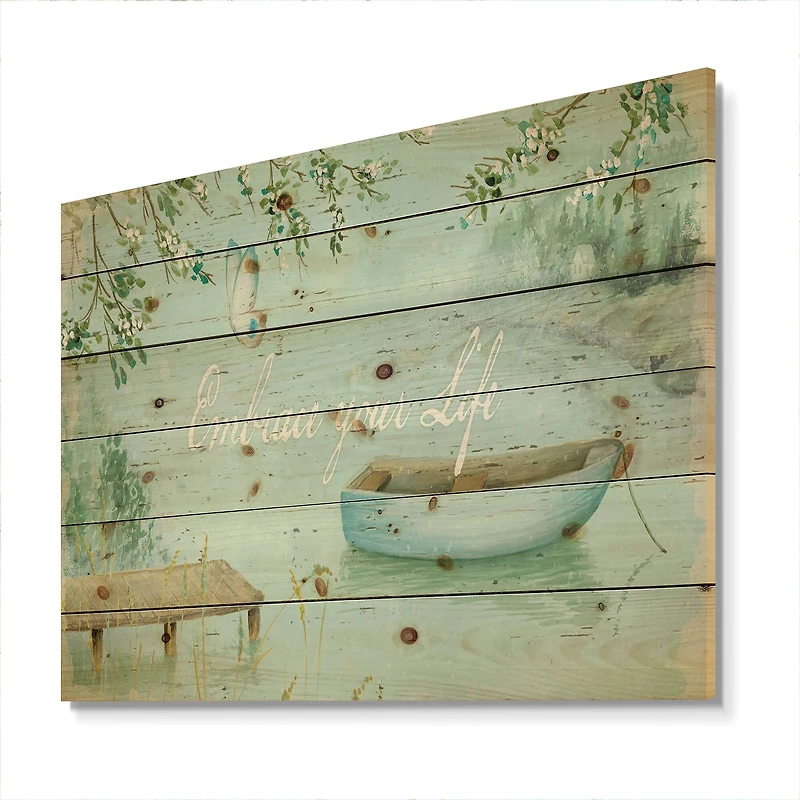 Designart - Lake House Canoes IV