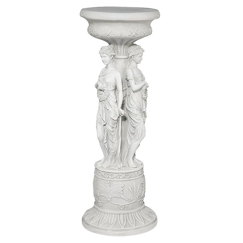 Design Toscano 28" Chatsworth Manor Neoclassical Sculptural Pedestal