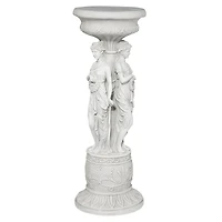 Design Toscano 28" Chatsworth Manor Neoclassical Sculptural Pedestal