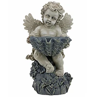 Design Toscano 14.5" Heavenly Offering Cherub Garden Statue