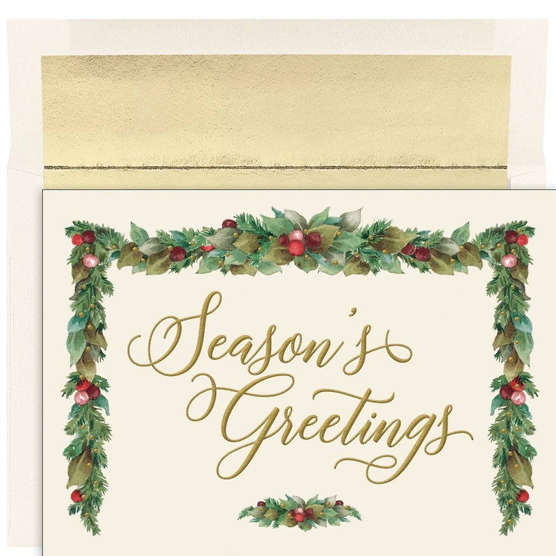 JAM Paper 5" x 7" Seasons Beauty Cards & Matching Envelopes Set, 18ct.