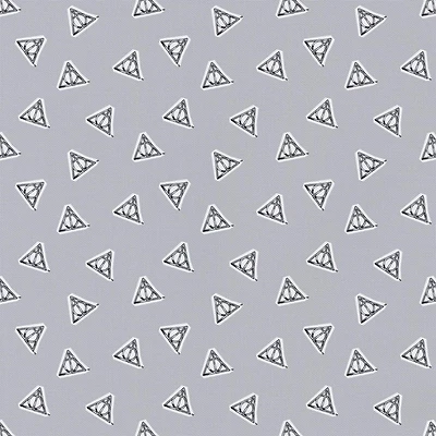 Harry Potter Watercolor Deathly Hollows Toss Precut Cotton Fabric