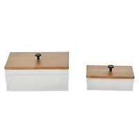 Clear Acrylic Plastic Box Set with Lids