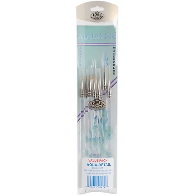 Royal Langnickel Aqualon Detail Brush Set, 10ct.