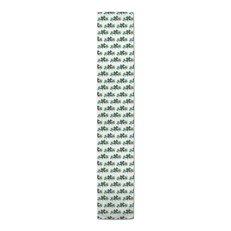 90" Shamrock Trio Poly Twill Table Runner