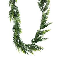 6ft. Green & Brown Shimmery Juniper Garland by Ashland®
