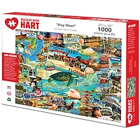 Hart Puzzles Key West by Kate Ward Thacker 1,000 Piece Jigsaw Puzzle