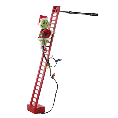Mr. Christmas 40.5" Animated Ladder Climbing Grinch