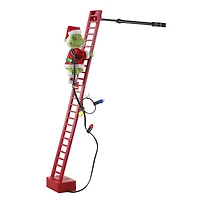 Mr. Christmas 40.5" Animated Ladder Climbing Grinch
