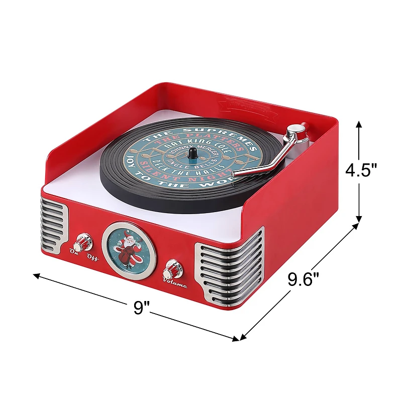 Mr. Christmas 9" Retro Record Player