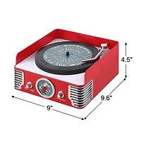 Mr. Christmas 9" Retro Record Player