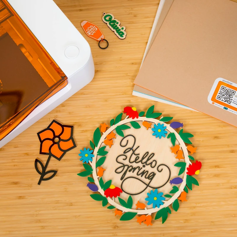 Glowforge® Proofgrade® 8" x 12" Eco Thin Acrylic Sheet