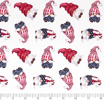 SINGER Patriotic Gnome Cotton Fabric