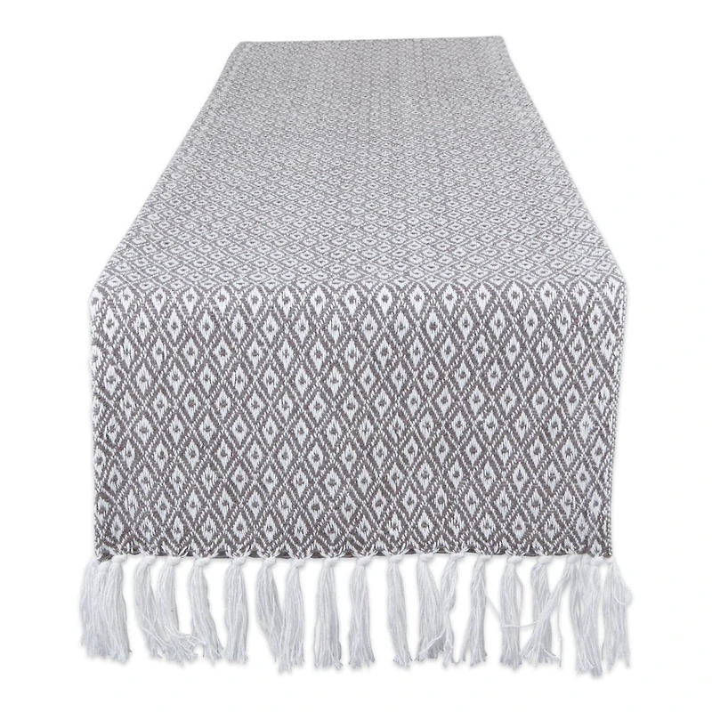 DII® 72" Gray Mini Diamond Table Runner