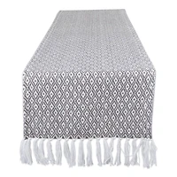 DII® 72" Gray Mini Diamond Table Runner