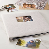 6 Pack: Gray Burlap Scrapbook Album by Recollections™