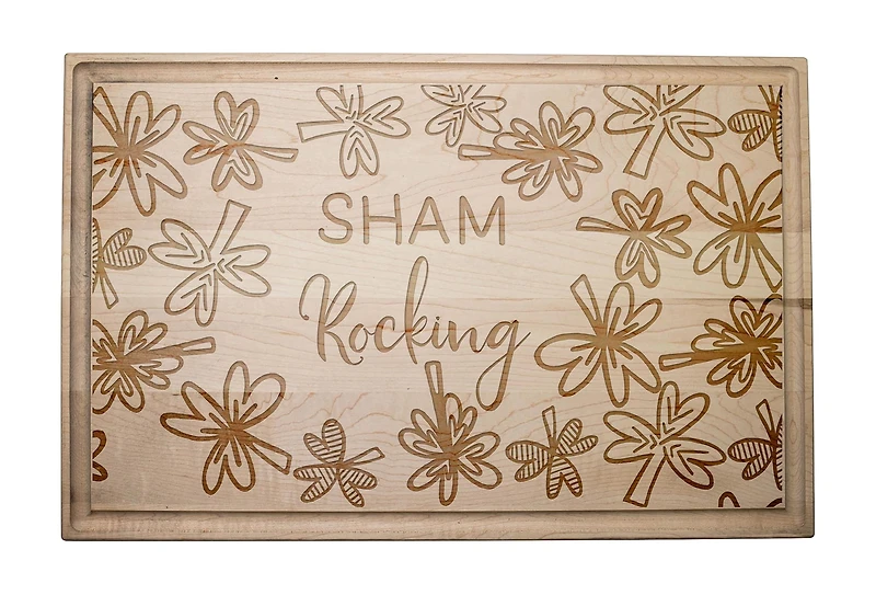 17" Sham Rocking Maple Cutting Board