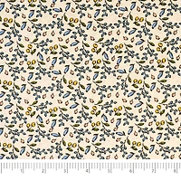 SINGER Floral Pastel Berries Cotton Fabric