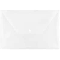 JAM Paper 9.75" x 14.5" Plastic Snap Closure Envelopes