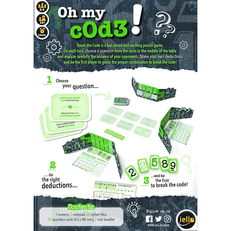 IELLO Break the Code Game