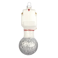 6.5" Astronaut on the Moon Glass Ornament by Ashland®