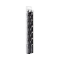 10" Unscented Twist Taper Candles