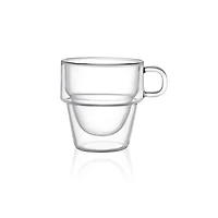JoyJolt® Stoiva Stackable Double Wall Glasses, 8ct.