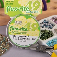 Flex-Rite® 0.014" Clear 49 Strand Beading Wire