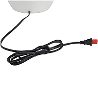 White Cement Pot Textured Table Lamp