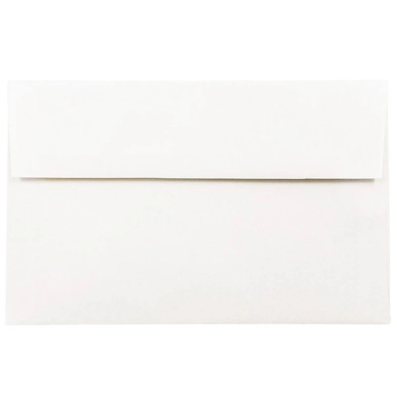 JAM Paper A10 Strathmore Ultimate White Woven Invitation Envelopes, 25ct.